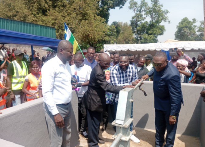 Centrafrique : les quartiers Sapéké I et III dotés de forages pour améliorer l’accès à l’eau potable