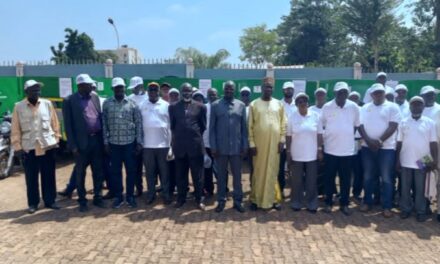 Bangui : visite officielle des chantiers de drainage et remise d’équipements aux municipalités