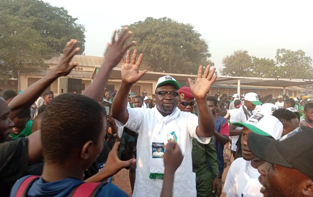 Centrafrique : le candidat du parti PCD, Aristide Briand Reboas poursuit sa campagne électorale dans le 3ᵉ arrondissement de Bangui