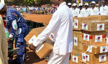 Remise d’un important lot de médicaments vitaux contre l’hépatite C à Sibut par la maison russes