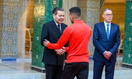 Maroc : Hommage royal aux Lions de l’Atlas, réception par SAR le Prince Moulay Rachid