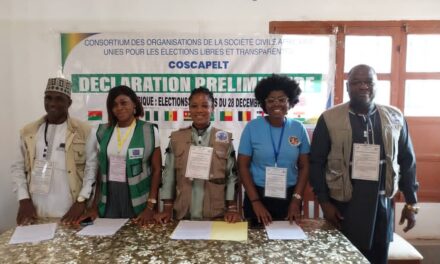 Centrafrique : le consortium des organisations de la Société civile africaine unies pour les élections libres et transparentes