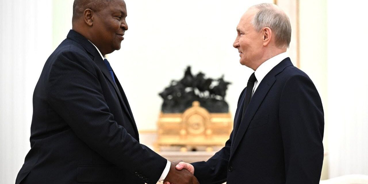Moscou–Bangui : Vladimir Poutine salue la réélection du Président Touadéra et promet un partenariat renforcé