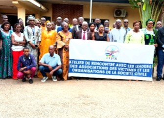 Centrafrique : formation des leaders des associations de victimes et des organisations de la société civile