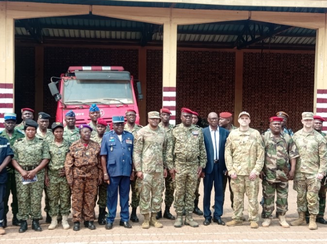 L’Inspection générale des FACA satisfaite des travaux de renforcement des capacités sur la gouvernance avec l’AFRICOM