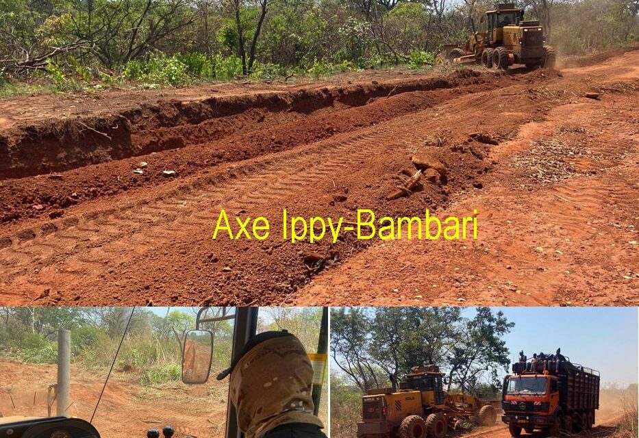 Centrafrique : L’axe Bambari-Ippy, une route renaît grâce aux travaux des instructeurs russes