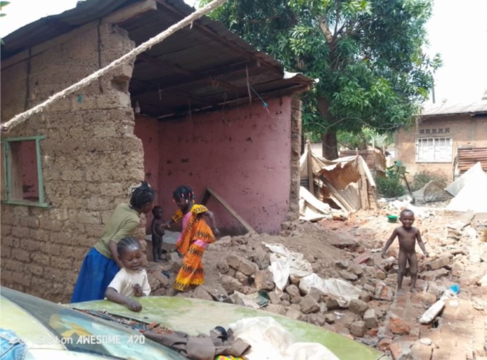 Centrafrique : d’importants dégâts après la pluie torrentielle du 02 au 03 février
