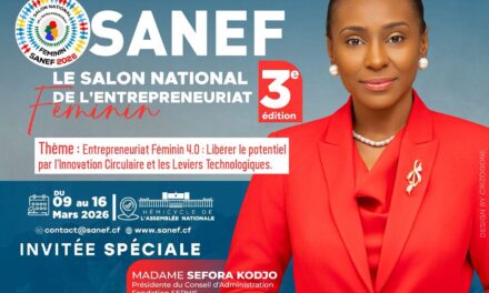 Centrafrique : Sefora Kodjo, invitée d’honneur au SANEF 3, un parcours qui force l’admiration