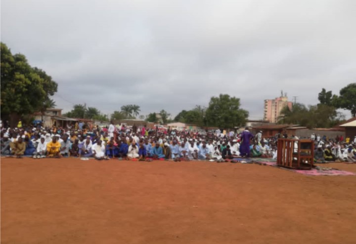 Centrafrique : la communauté musulmane célèbre la fin du Ramadan à Bangui