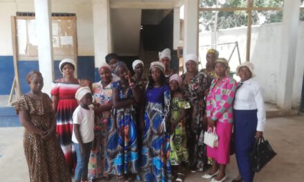 Centrafrique : célébration du 8 mars avec les femmes vertueuses de l’Église Maison de l’Éternel à Bimbo