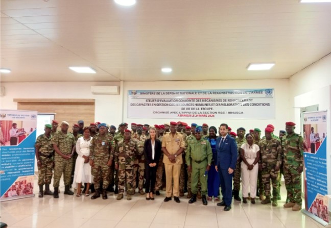 Centrafrique : le ministère de la Défense évalue les mécanismes de gestion des ressources humaines au sein des FACA