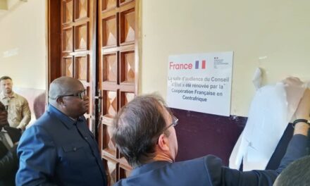 Centrafrique : une salle d’audience rénovée pour renforcer l’autonomie du Conseil d’État