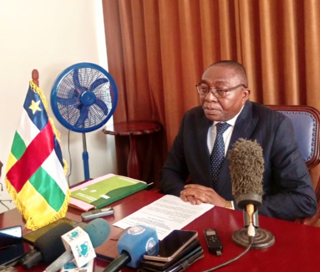 Le porte-parole du gouvernement présente les travaux engagés pour l’investiture du Président Faustin-Archange Touadéra