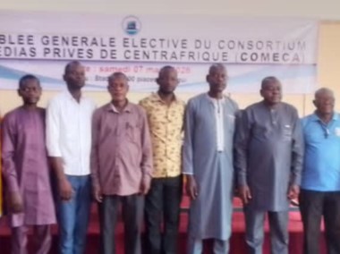 Le Consortium des Médias Privés de Centrafrique dispose désormais d’une nouvelle équipe dirigeante