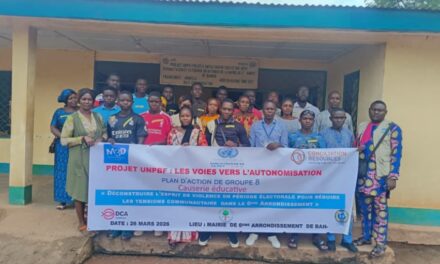 Centrafrique : des jeunes s&rsquo;engagent pour déconstruire la violence électorale dans le 6ᵉarrondissement à Bangui