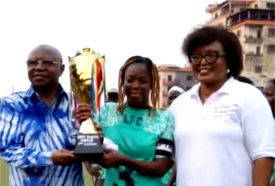 LFC remporte le tournoi du football féminin organisé par Sylvie Florentine Zingas pour perpétuer l’héritage de Brigitte Mberyo