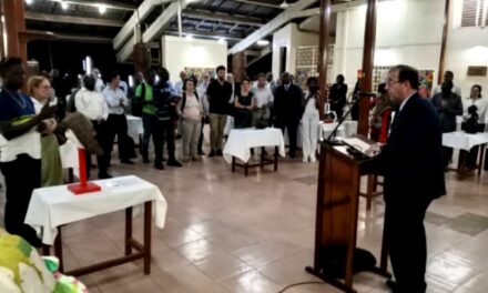 Centrafrique : l&rsquo;ambassade de France soutient Aboubakari dans la promotion de l’art africain