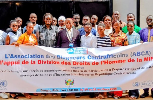 Centrafrique : l’Association des blogueurs centrafricains prévaut le numérique comme levier de participation citoyenne