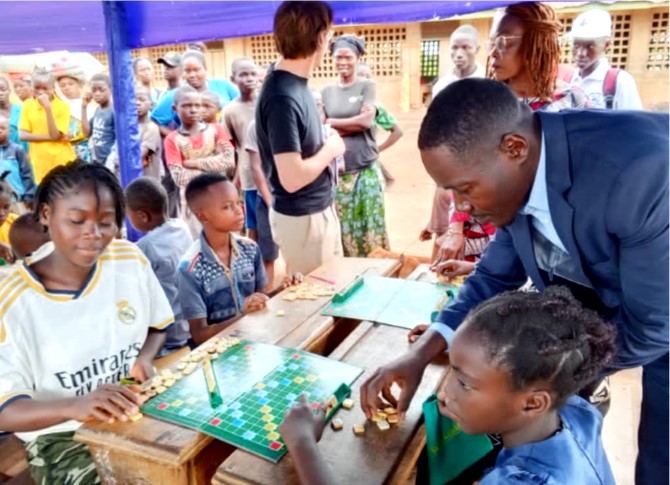 Centrafrique un atelier d’apprentissage pour promouvoir un jeu éducatif scrabble