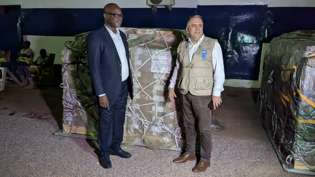 Centrafrique : l’ANE réceptionne neuf tonnes de kits électoraux offerts par le PNUD pour le second tour de 2026