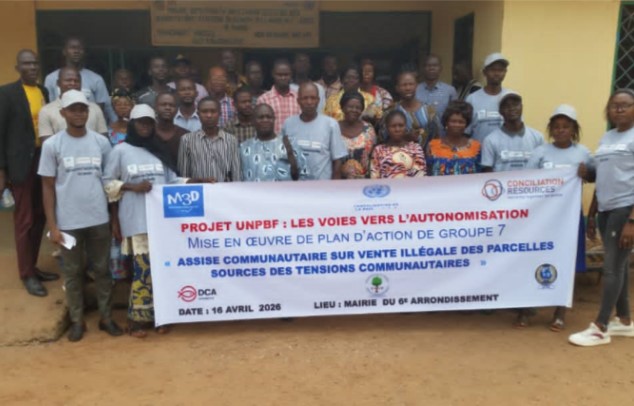 Centrafrique : M3D poursuit sa sensibilisation contre la vente illicite des terres