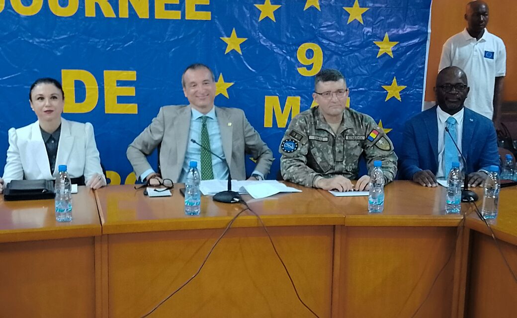 L’ambassadeur de l’UE Diego Escalona Paturel rappelle l’importance de la Journée de l’Europe et leur partenariat avec la RCA