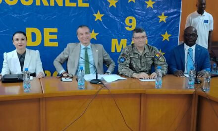 L’ambassadeur de l’UE Diego Escalona Paturel rappelle l’importance de la Journée de l’Europe et leur partenariat avec la RCA