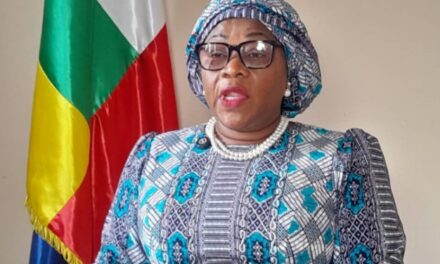 La ministre du travail Annie Michelle Mouanga souhaite une bonne fête du Travail aux travailleurs Centrafricains