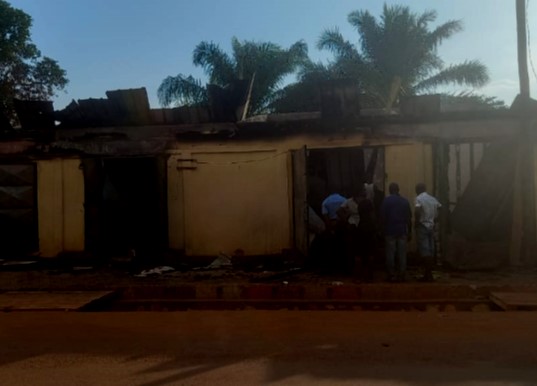 Centrafrique : quatre boutiques ravagées par un incendie à Cité Mbémbé, à Bimbo