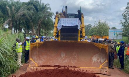 Centrafrique : les travaux de réhabilitation de la route Mbaïki-Bossongo officiellement lancés