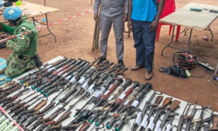 Centrafrique : Plus de 103 combattants de l’UPC désarmés à Kouki dans le cadre du programme DDR