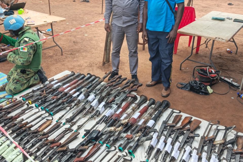Centrafrique : Plus de 103 combattants de l’UPC désarmés à Kouki dans le cadre du programme DDR