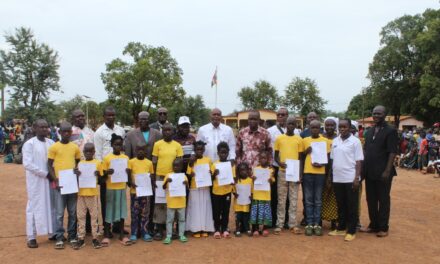 Centrafrique : 15 000 enfants sans actes de naissance enregistrés à l’état civil dans le cadre de la campagne de rattrapage à Bossangoa