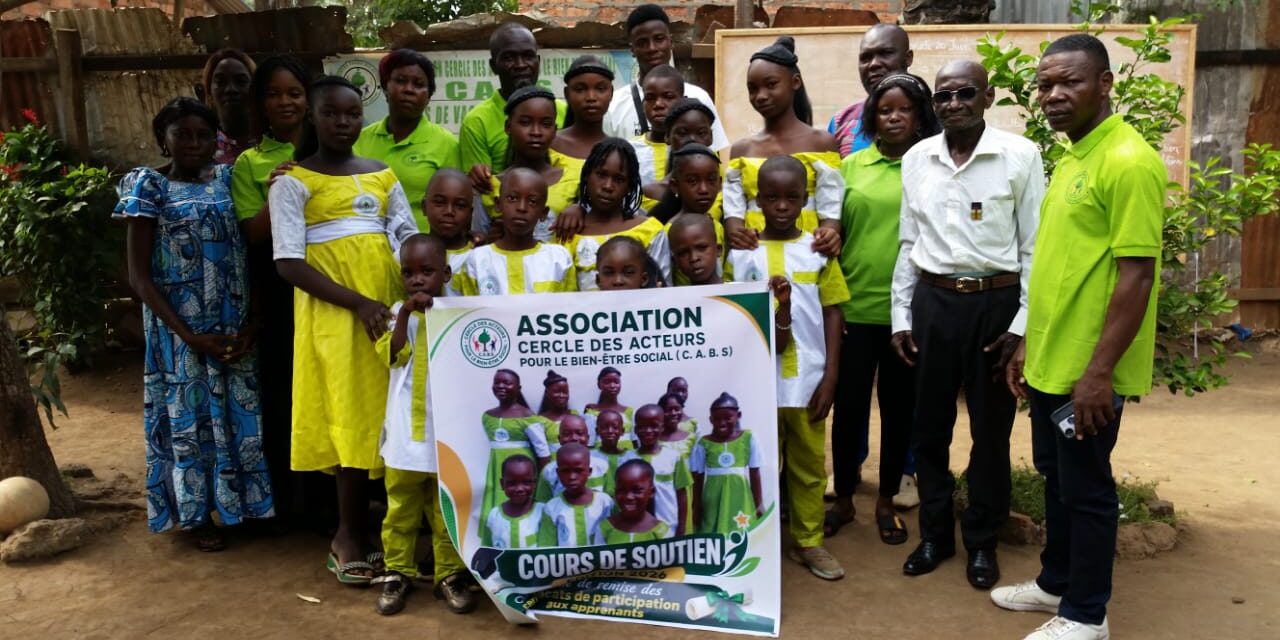 Centrafrique : le Cercle des Acteurs pour le Bien-être Social célèbre la remise des diplômes de fin des cours de vacances aux élèves du Fondamental 1 et 2 à Bangui