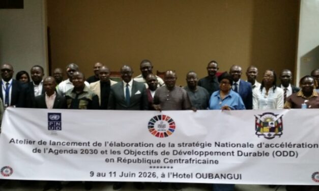 Centrafrique : le PNUD lance la Stratégie nationale d’accélération de l’Agenda 2030 et des Objectifs de développement durable