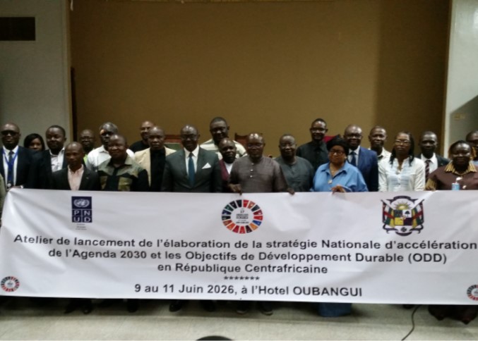 Centrafrique : le PNUD lance la Stratégie nationale d’accélération de l’Agenda 2030 et des Objectifs de développement durable
