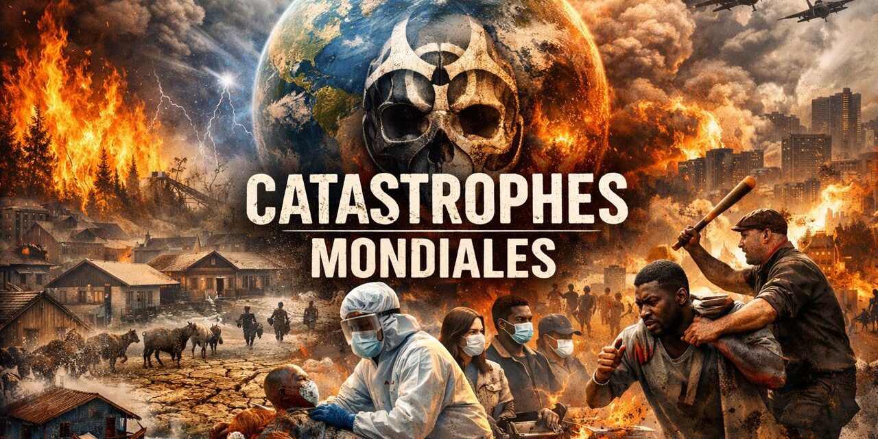 Le monde frappé par plusieurs catastrophes naturelles et dangereuses épidémies