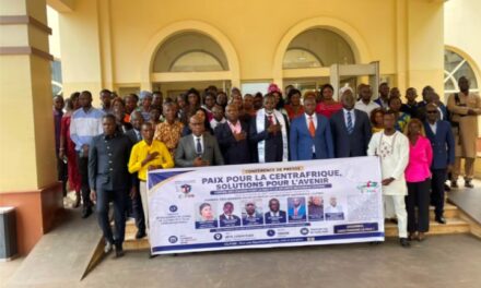 Centrafrique : des leaders politiques et de la société civile lancent une plateforme pour la paix et la sécurité