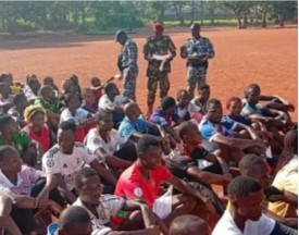 Centrafrique : les épreuves physiques du concours d’entrée à la Police et à la Gendarmerie nationale lancées