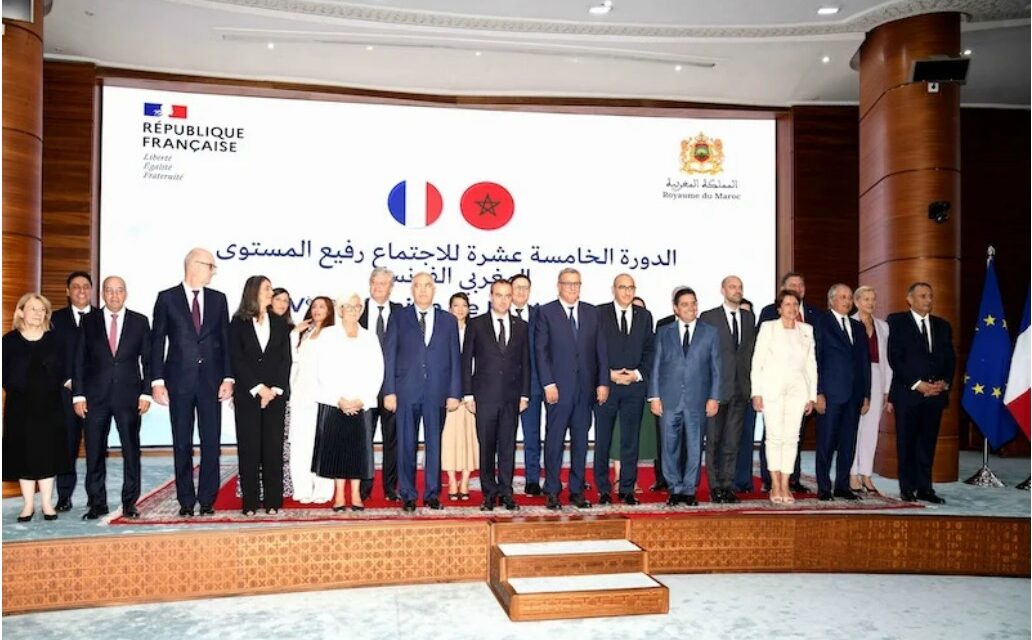 Le Partenariat d’exception renforcé voulu par Sa Majesté le Roi Mohammed VI et le Président Emmanuel Macron entre dans sa phase de pleine mise en œuvre