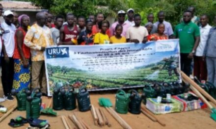 Centrafrique : l’ONG URU octroie des kits agricoles aux maraîchers de Cité Liberté, à Bimbo