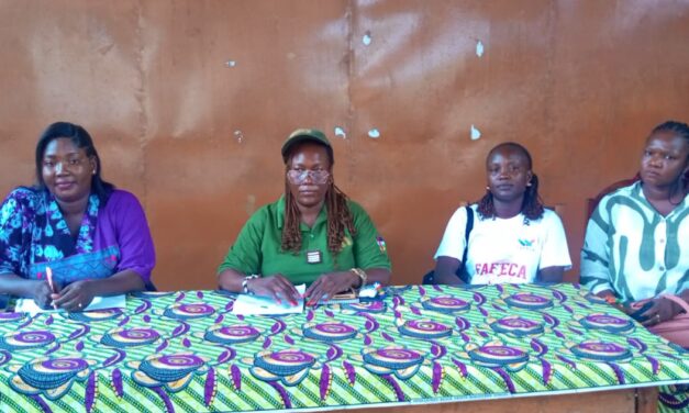 Centrafrique : à Bimbo, la FAFECA sensibilise les détenues à la santé menstruelle et distribue des kits de dignité