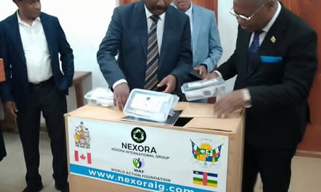 Centrafrique : Nexora International Group remet 50 thermoflash au ministère de la Santé